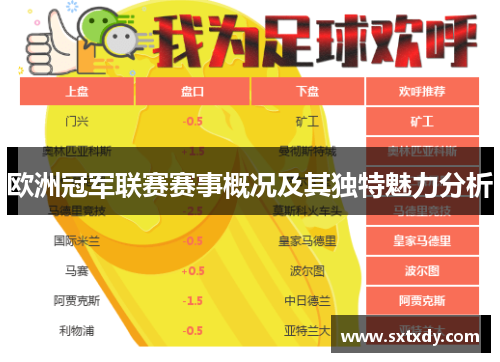 欧洲冠军联赛赛事概况及其独特魅力分析 欧洲冠军联赛赛事概况及其独特魅力分析